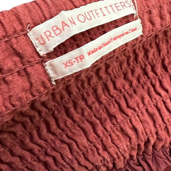 Urban Outfitters Amber Rust Midi Dress | Extra Small - Picture 5 of 6